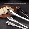 Hardened Stainless Steel Perforated Buffet Food Tongs
