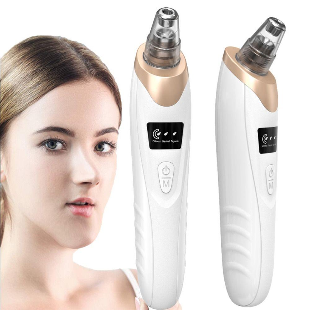 3 Suction Mode Electric Blackhead Remover 5 Suction Heads Blackhead Suction Device  Face Skin Care