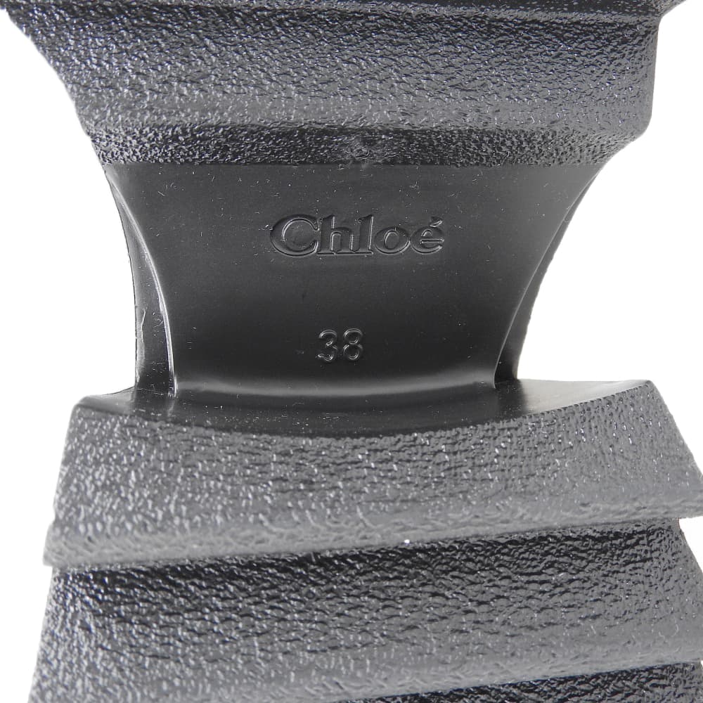 Chloe Betty Gummi-Regenstiefel, Damen, Schwarz, Größe 38, CHC19W239G800138W Schuhe 38 schwarzGebraucht