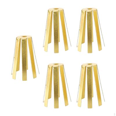 5 peças adaptadores de eixo de latão de golfe universal calços para eixo de ferro, espaçador profissional
