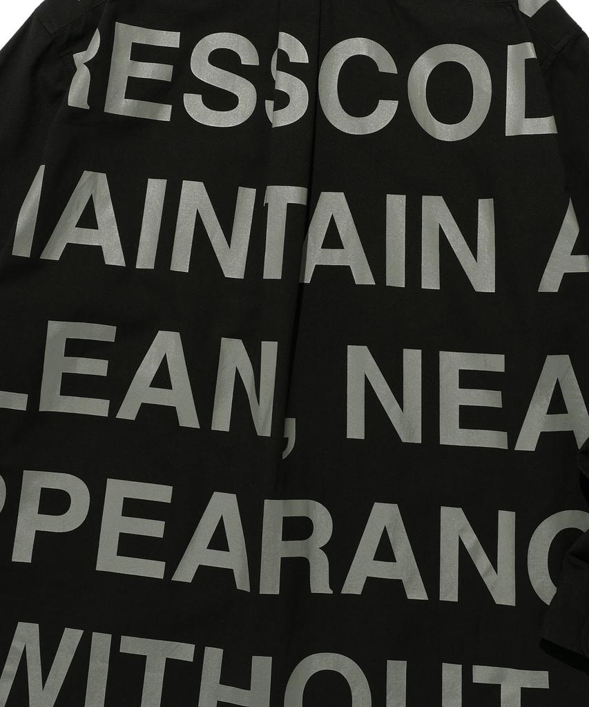 NICEGHOSTCLUB Ffats Dress Code Big Big Shirt_Black(Ng2Esuw302A)