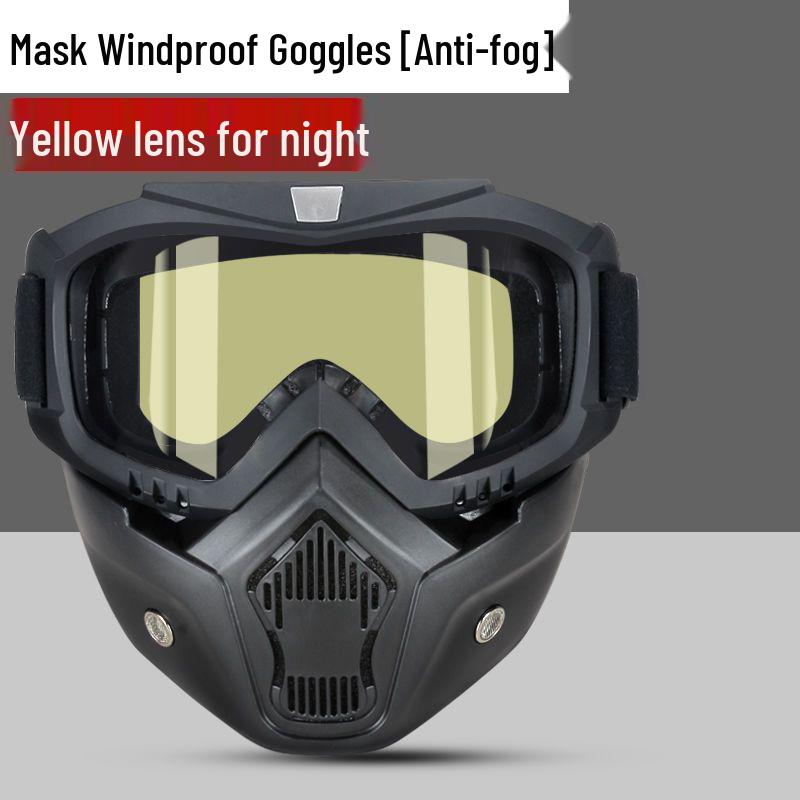 High-Definition Anti-Fog Cycling Goggles - Wind, Sand, Splash & Dust Protection for Men & Women