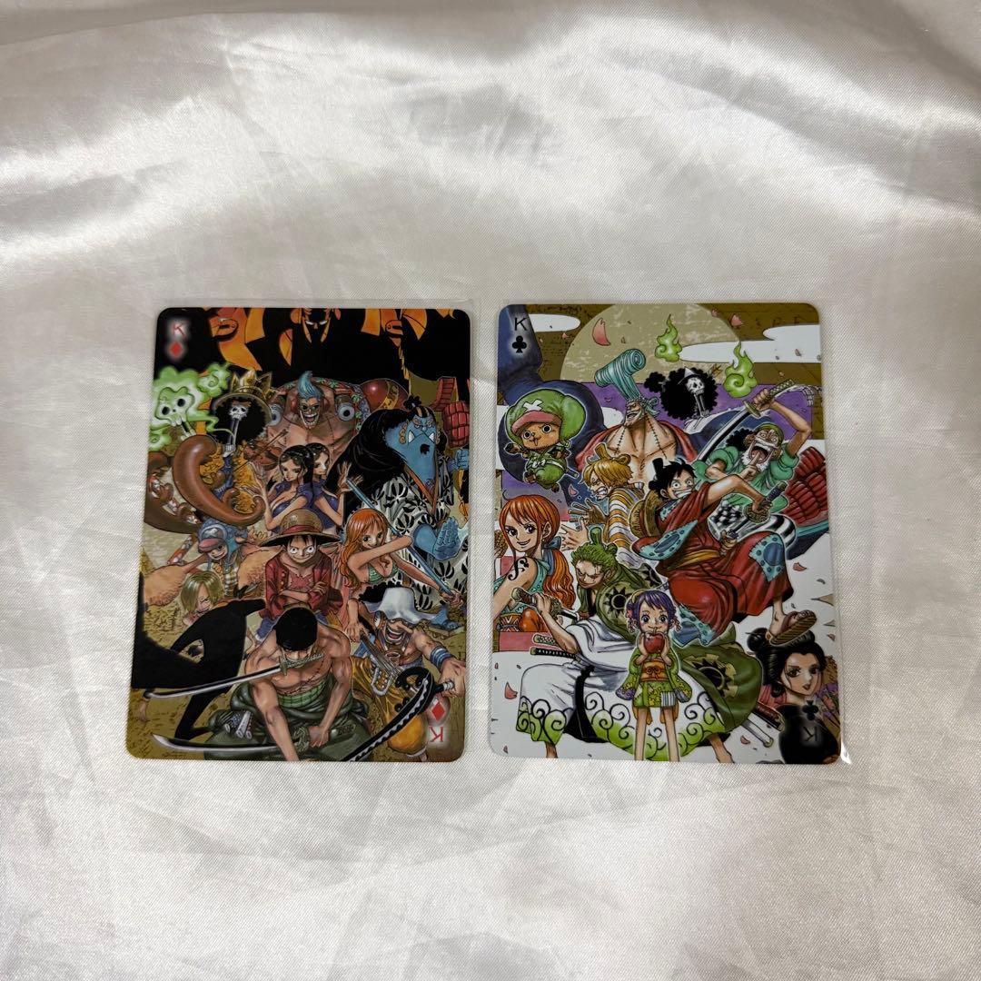 Used ONEPIECE One Piece Golden Playing Cards Set of 2