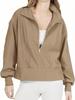 2025 Spring/Autumn Women's Casual Half-Zip Pullover Hoodie