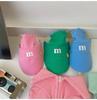 1 Piece Summer M-Shaped Embroider Three-Color Sun Hat for Dogs, Pet Cats, Pets, Elastic Pig Nose Buckle Adjustment Hat