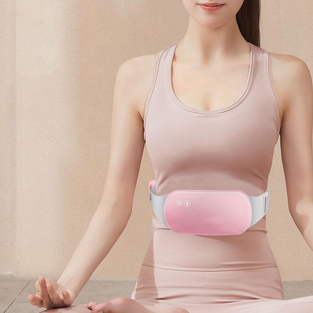 Durable And Safe Menstrual Heating Pad Relief Pain Abdominal Massager Belt Fast Heating Hot Compress Constant Temperature For Cold Dysmenorrhea