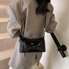 Oil Wax Leather Bag Women'S Bag Trendy One Shoulder Underarm Dumpling Bag Fashionable And Simple Underarm Bag