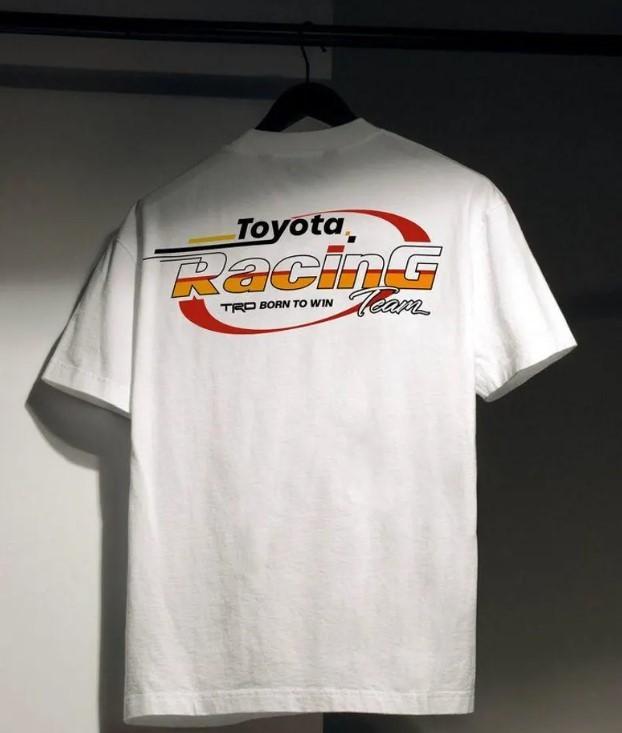 Унисекс футболка Toyota Racing из плотного хлопка - винтажная футболка для всех Унисекс футболка S