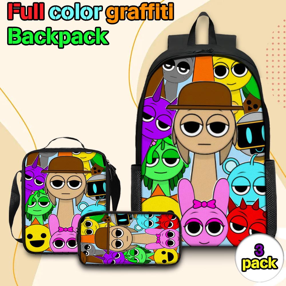 Rhythmus Box Rucksack Grundschultasche Leichte Lastenreduzierung Kinderrucksack Umhängetasche