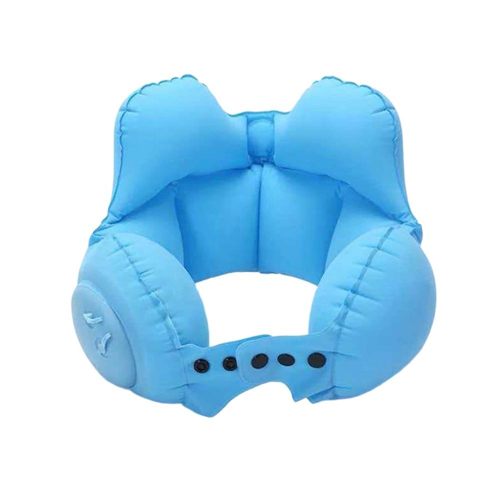 Ergonomic Inflatable Neck Pillow Foldable U Shaped Pillow Portable Headrest Camping