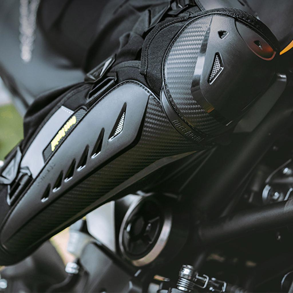 Knee Protectors Set Of 2 Round Head Competition Protectors, Off-road Motorcycle Riding Equipment, Sports Protectors