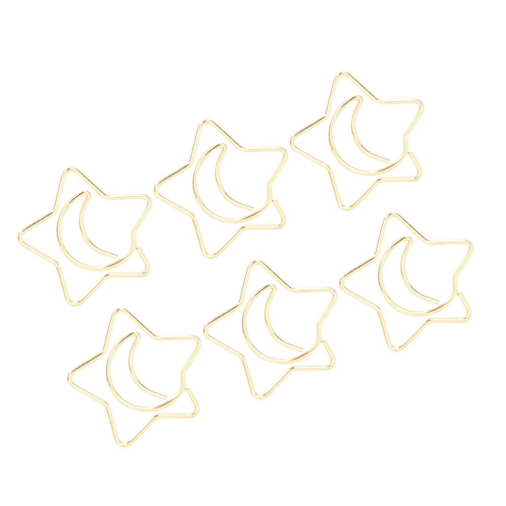 100pcs Metallic Paper Clips Electroplating Process Golden Paper Clips Anti Rust Paper Clips Non Skid for File