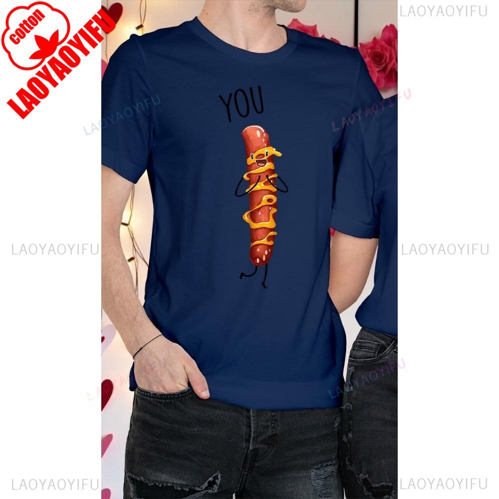 Couples Valentines Day Outfit Ideas Complete High Quality Cotton TShirt Me You Matching Fashion Loose TShirts Tees