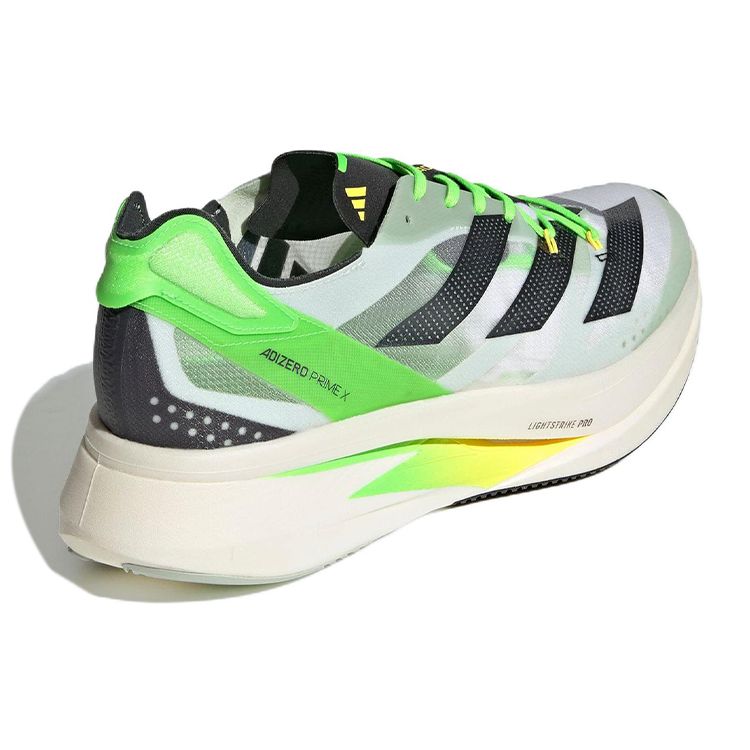 adidas Adizero Prime X Linen Green Black Unisex Sneakers Core-Black Beam-Yellow GV7074