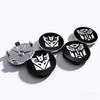4pcs Transformers Logo Emblem Car Wheel Center Caps OD 68MM 63MM Wheel Hub Cap Optimus Prime Decepticons Badge Rim Hubcaps Cover