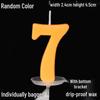 50 Gold Number Candle Cake Toppers, Individually Boxed for Kids' First Birthday