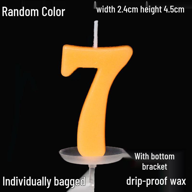 50 Gold Number Candle Cake Toppers, Individually Boxed for Kids' First Birthday