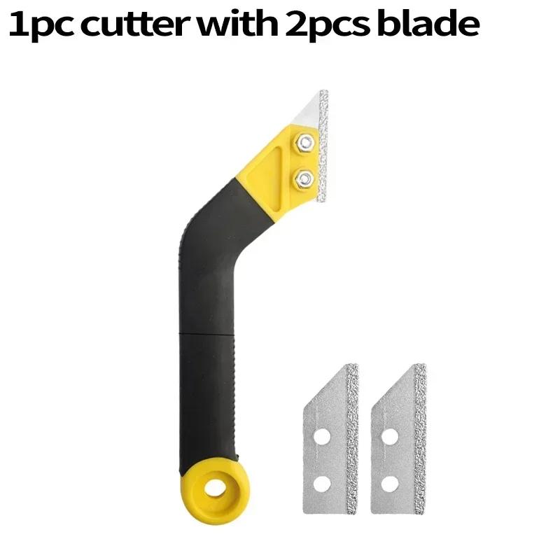 Professional Tile Gap Cleaning Tool Wall Floor Tiles Joint Cleaner Scraper Cement Dust Cleaning Removal Scraper with Knife Blade