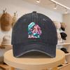 A MenS Baseball Cap Featuring a Mermaid And Dolphin Design Stylish And Casual Adjustable for Spring And Autumn Outings Perfe