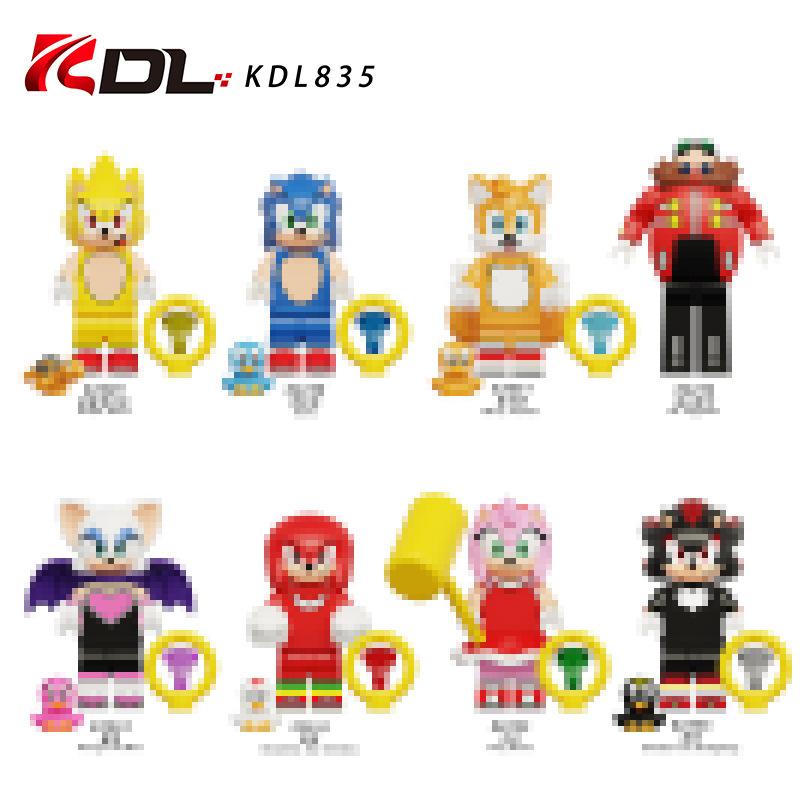 KDL835 Game Building Block Mini Figures Small Particle Assembly Toy Bags K2229-2236 Variety Set