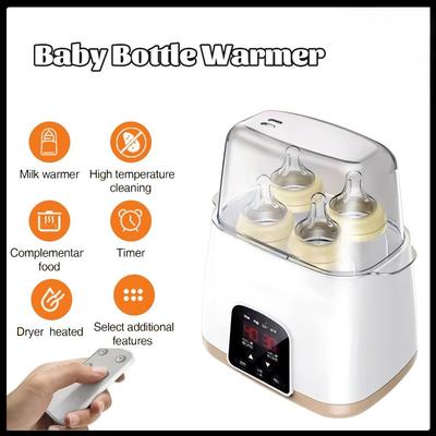 Portable Baby Bottle Warmer Breastmilk Formula LCD Smart Fast Baby Milk Warmer Accurate Temperature Control Milk Warming Device