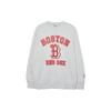 MLB Boston Red Sox Sweatshirts Unisex Gray Crew Neck Moderate Regular 3AMTV0131-43MGL