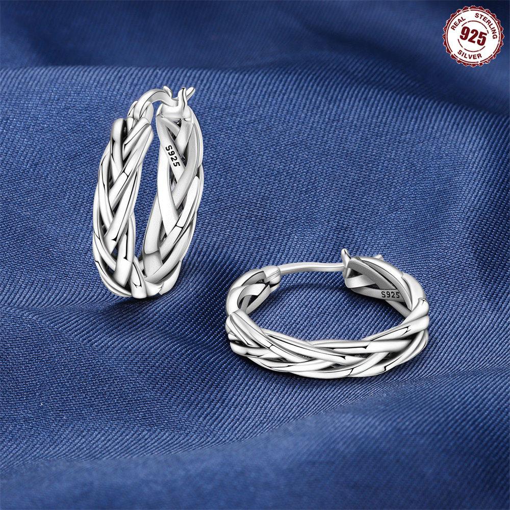 925 Sterling Kupfer kreative rosa Kronen Ohrringe, elegante und schlichte Ohrringe, Zirkon gefertigt für den täglichen Gebrauch und zur Präsentation