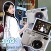Retro HD Flip Screen CCD Camera with 180° Rotating Display - Student Portable Selfie Beauty