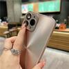 Lens Protective Phone Case For iPhone 13 12 11 15 Pro Max Luxury Dazzling CD Lines Square Silicone Frame For iPhone 14Plus Cover