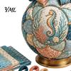 Desktop Scenery Making Set Ocean Treasures DIY Patchwork Ball Ornament Kit, Nautical Dolphin Fabric Craft Handmade Set, Coastal Decor, Hanging