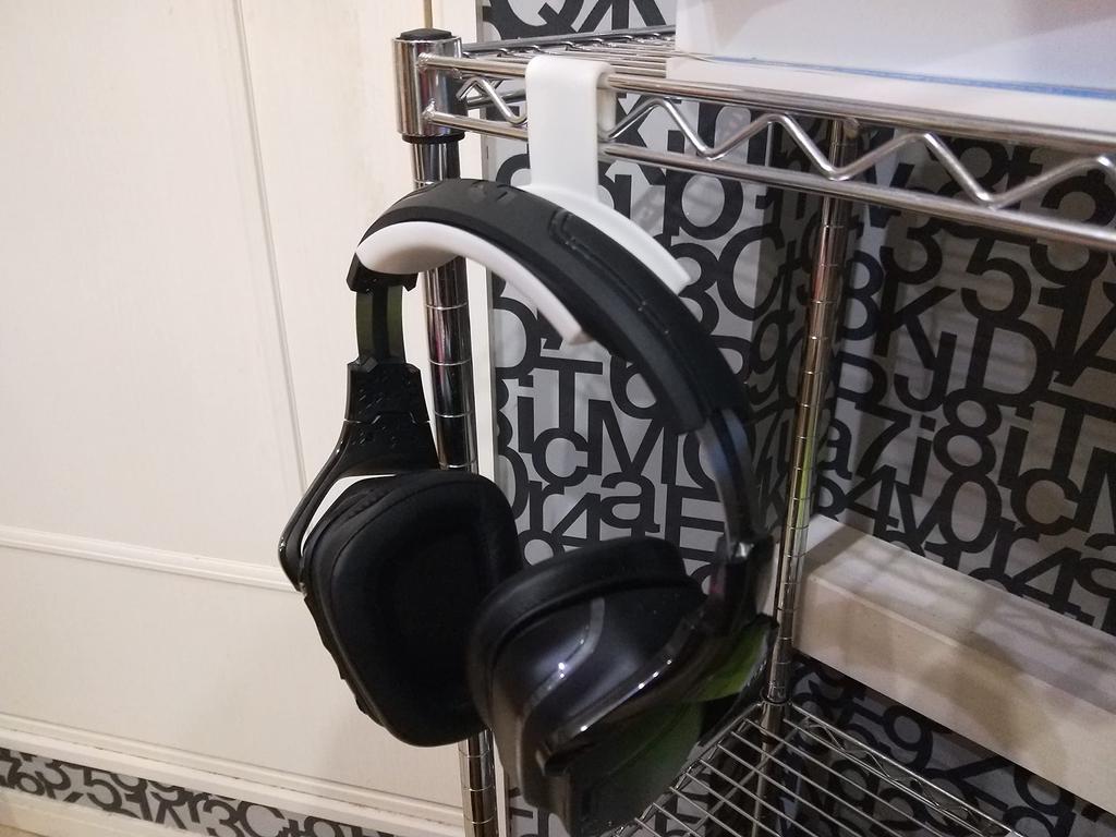 Headset Holder For Steel Racks [MH-Device] -