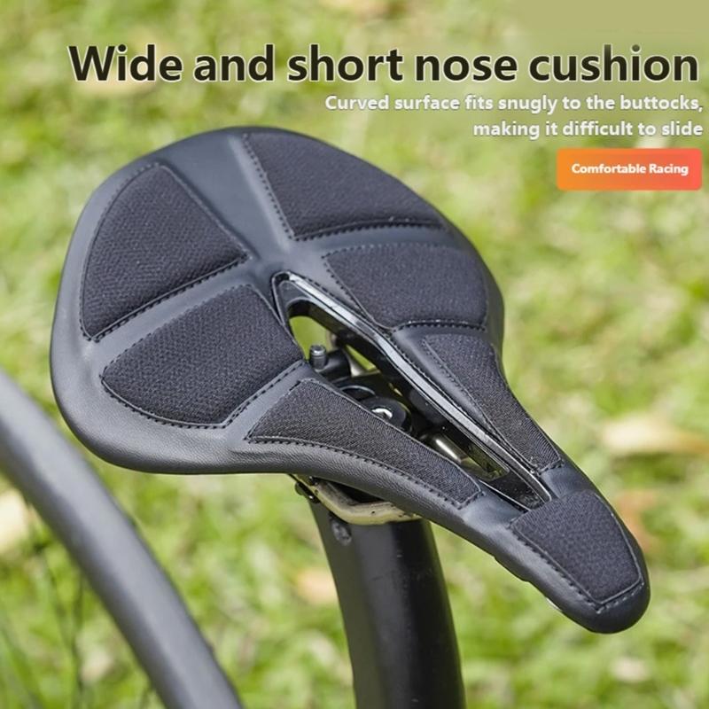 Nonslip Hollow Bike Saddles Seat Pad Breathable Comfortable Bicycles Saddles Cycling Cushion Shockproof Bike Cushion