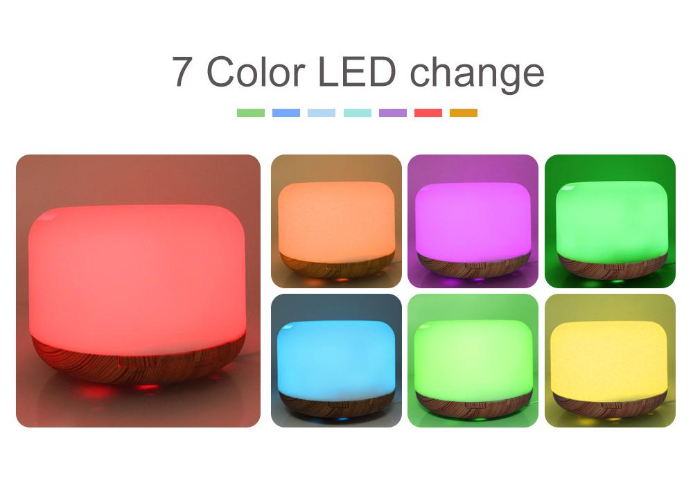 Exquisite Wood Grain Aroma Diffuser & Humidifier with Essential Oil Functionality