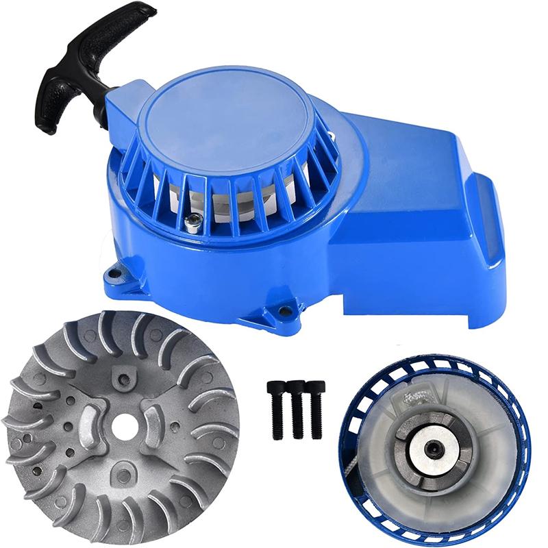 Easy Pull Start Starter Flywheel Mini Pocket Bike ATV Quad Scooter 47cc 49cc 50CC Dirt Bike Recoil