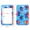 Cute Planet Plushie ID Card Holder with Slide Case & Lanyard for Phone and Access Cards