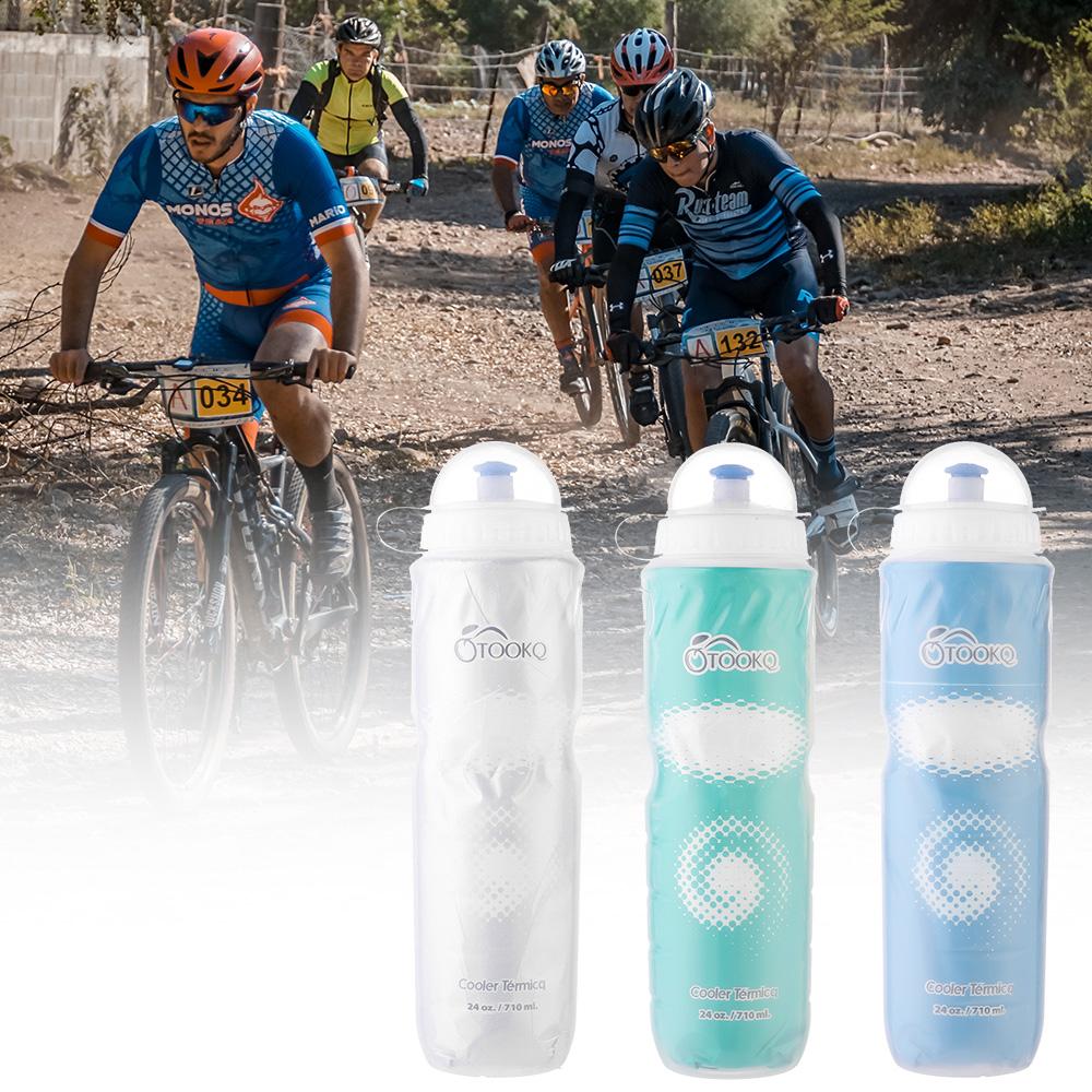 

BPA Free Dual Layer Thermal Keeping Sport Cup Drinking Canteen Sports Bottle Bicycle Water Bottles зелений