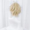 Mikaela Hyakuya Cosplay Wig Men Short Light Blond Wig Cosplay Anime Cosplay Wigs Heat Resistant Synthetic Wigs