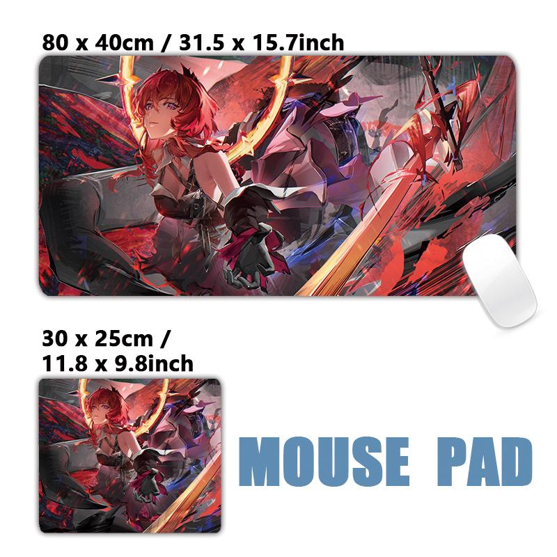 Arknights Endfield Exusiai Dusk Kaltsit Laevatain Gaming Girls Mousepad XXL Keyboard Desk Mat