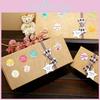 Xh020 Colorful Round Easter Egg Rabbit And Chick Gift Envelopes For Creative Party Decor