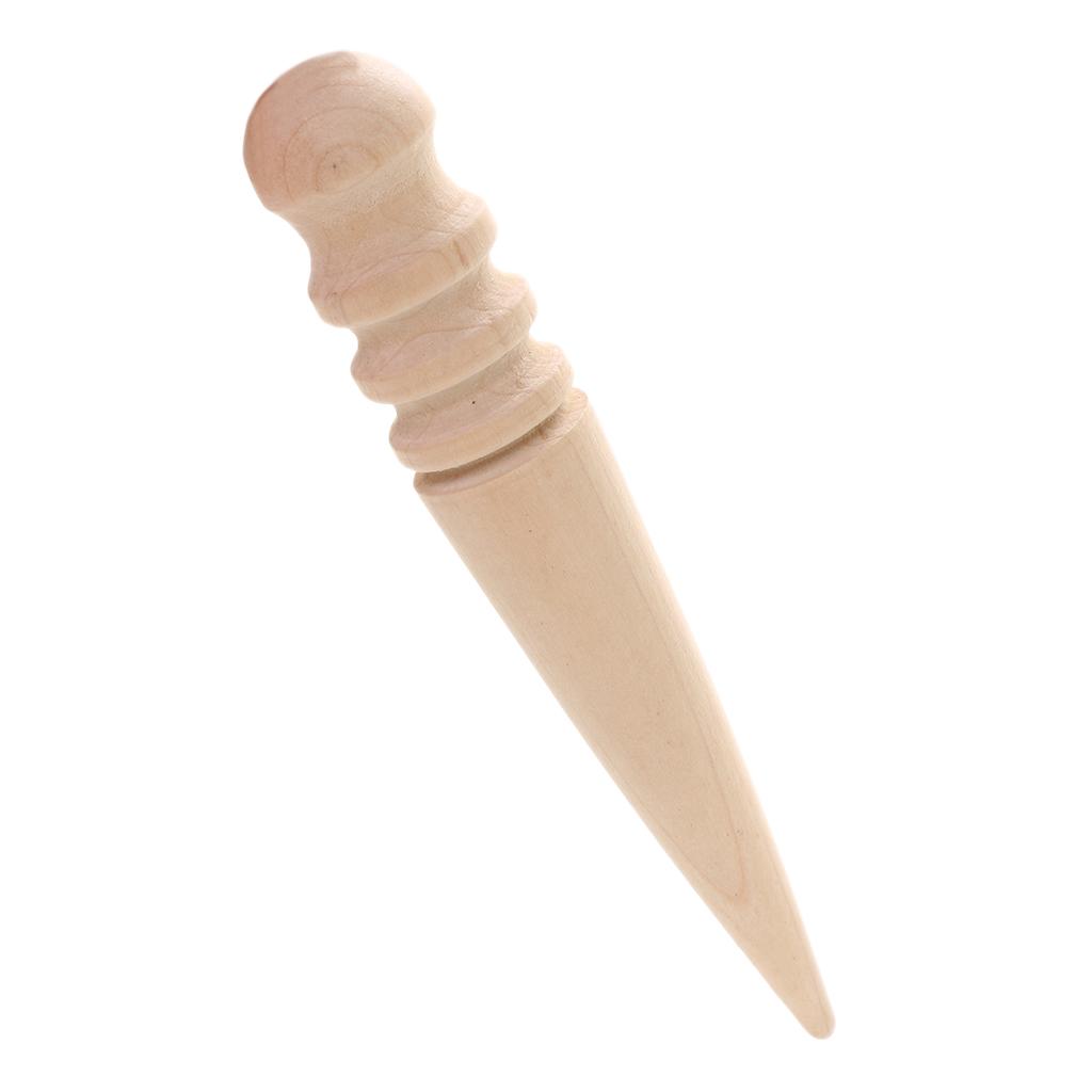 Leather Craft Polished Stick Rub Edge Slicker Burnisher for