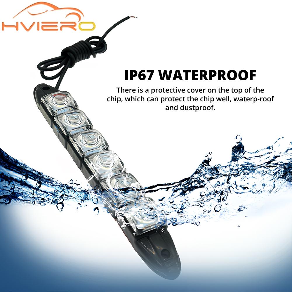 1PCS DRL COB White Flexibles Fog Lights Day Times Running Auto Head Lamp Waterproof 10w Bright Led Car Styling Gluttonous Snake