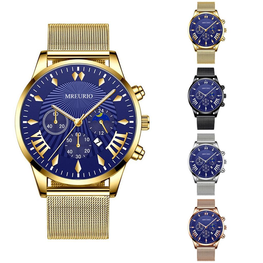 Men's Waterproof Luminous Running Alarm Clock Watch