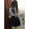Sakuragi Kita Embroidered Blue JK Summer School Uniform Shirt
