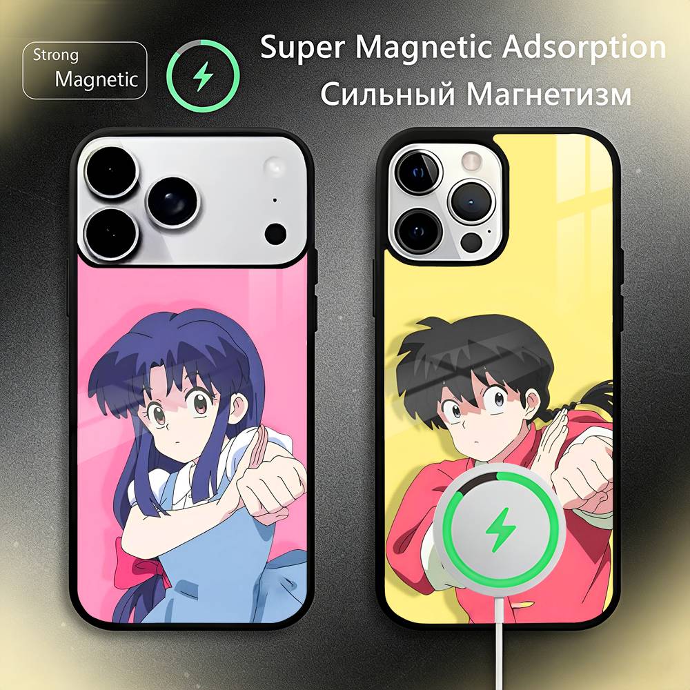 R-Ranma1 2 Phone Case For iPhone17,16,15,14,13,12,11 Plus,Pro Max, New Magnetic Wireless Charging