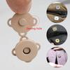 1Set Sewing Supplies Snap Buttons Coat Bag Metal Invisible Fasteners Sew On Magnetic Plum-Shaped