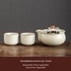 Ru Kiln Hand-grip Teapot Tea Set