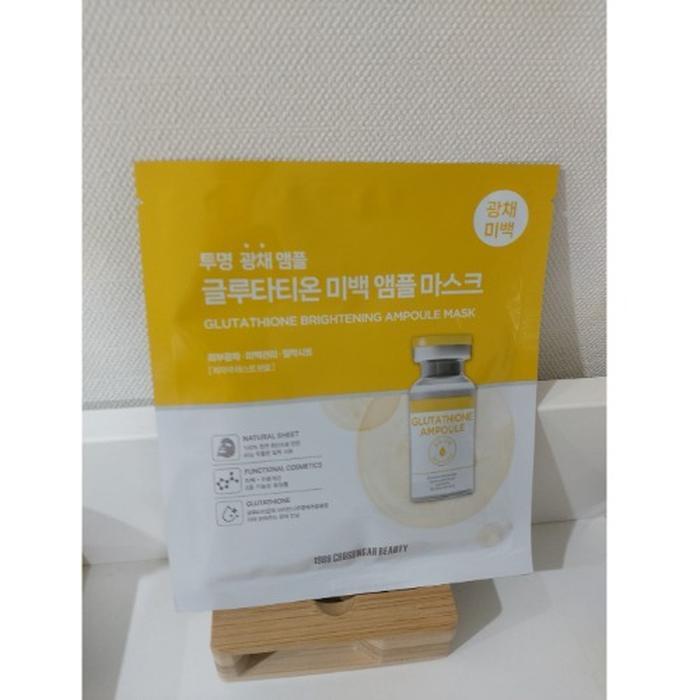 

Chosungah Beauty Glutathione Me Whitening Ampoule Mask Pack x 32 Sheets Transparent Glow K-Beauty Skincare (39638998) basic