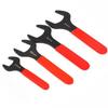 1Pcs Thin Single Open End Wrench 7-32mm Metric Flat Head U-Shaped Spanner Blackening 15 Degree Offset Angle