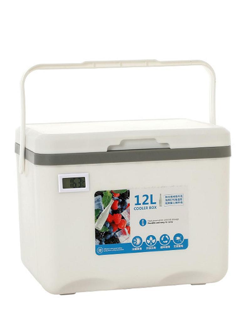 Timormode Chladicí box 6L 12L 20L 30L Velká kapacita Displej Chladný Pohodlný Chlazení auta Chlazení nápojů Kempování Rybaření Piknik Grilování Venkovní Třešeň