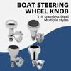 Stainless Steel Marine Sport Boat Steering Wheel Knob Maneuvering Knob High Quality Steering Wheel Spinner Power Knob Ball